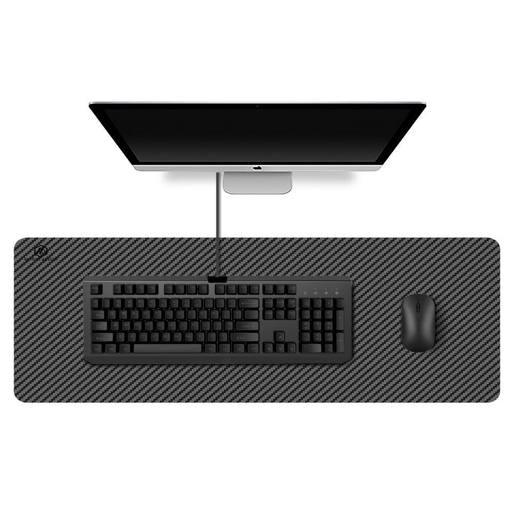 Handcrafted high-end carbon fiber extra-large mouse pad/desk mat, exclusively customized for geeks