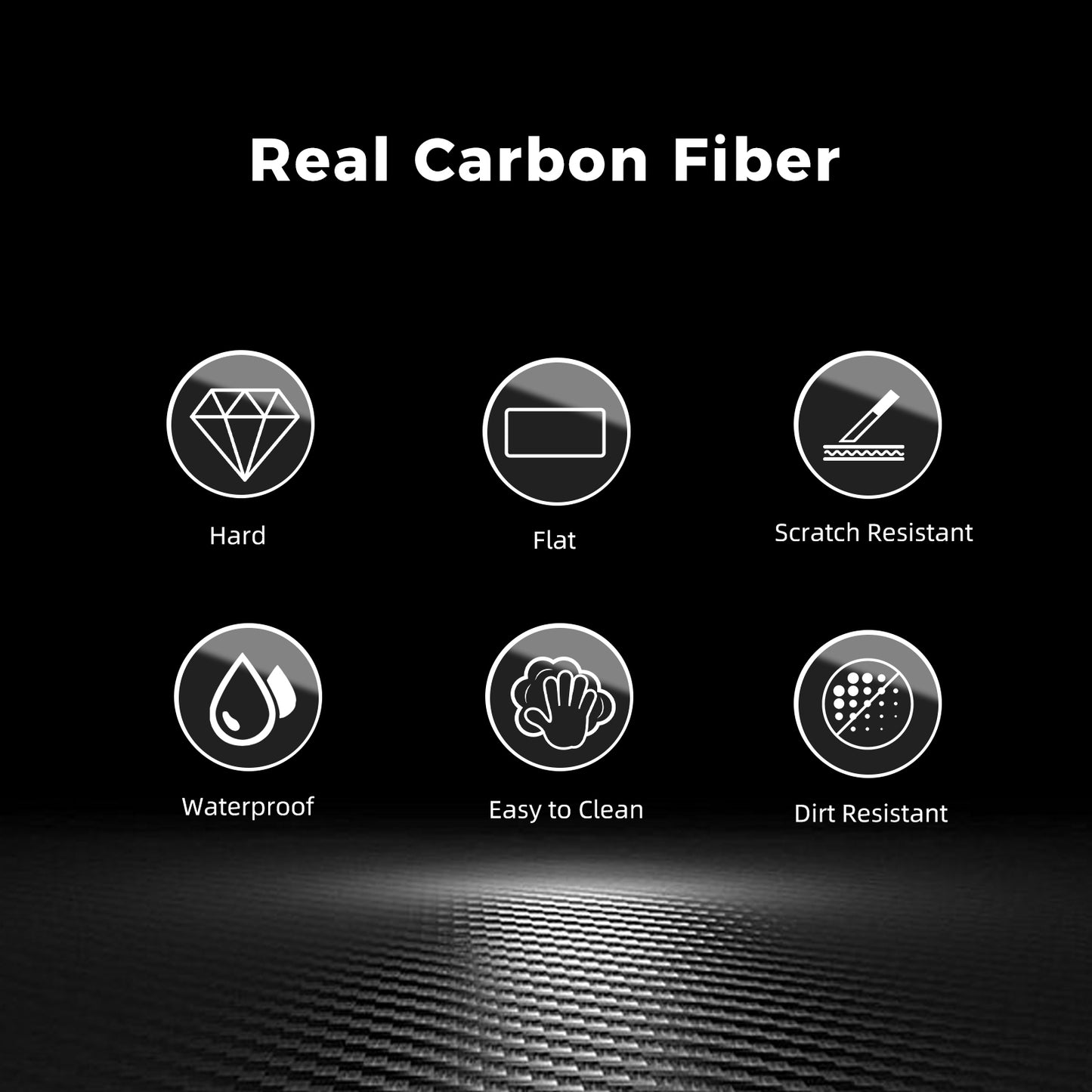 Handcrafted high-end carbon fiber extra-large mouse pad/desk mat, exclusively customized for geeks