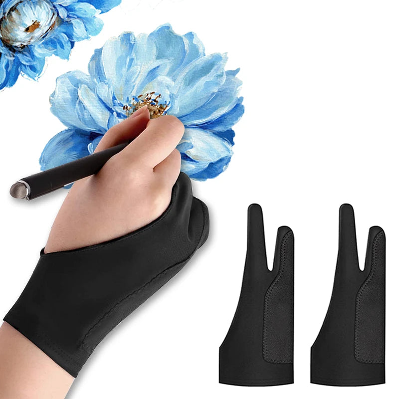 Aoiktye™ Artists Gloves 2 Pack - Palm Rejection Gloves