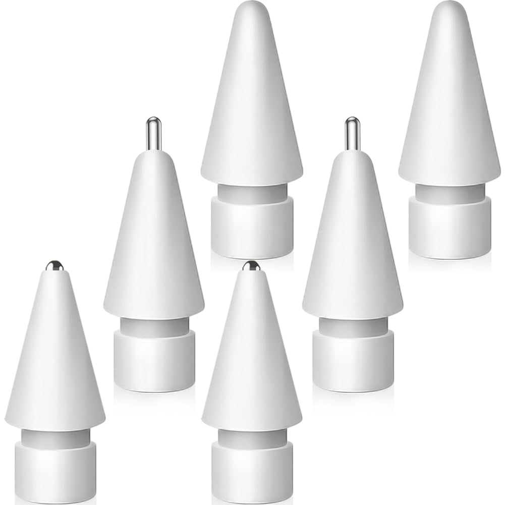 Upgraded Replacement Tips for Apple Pencil, Mix Metal Tips for Apple Pencil 2nd Generation/ 1st Gen/USB C/Pencil Pro Tips(4 Pack)
