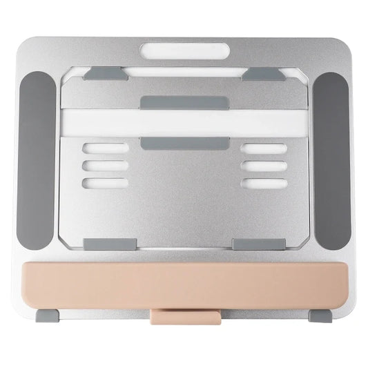 Aoiktye Suitable for iPad tablets within 13 inches, bracket with wrist rest aluminum alloy ipad, desktop bracket with adjustable angle and foldable