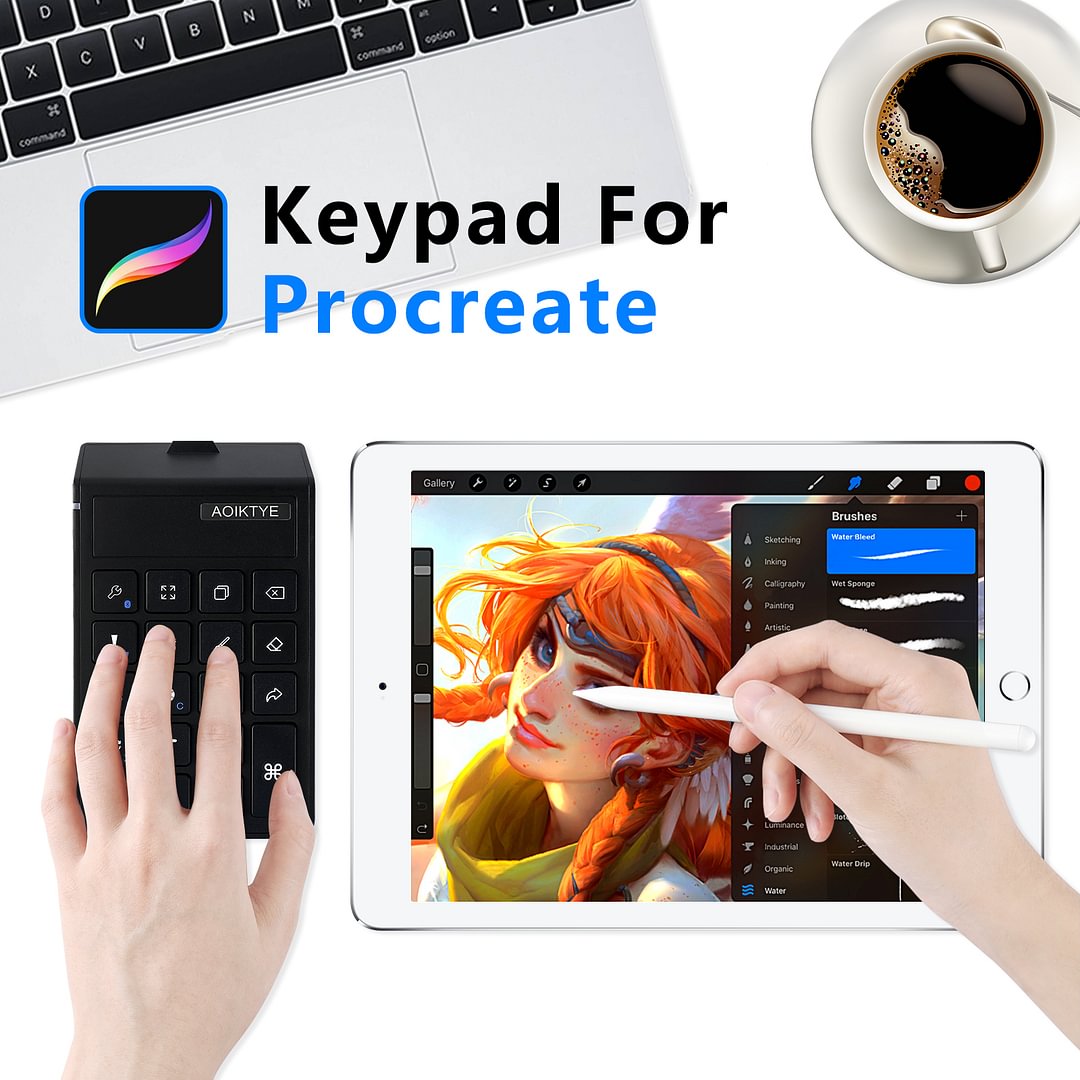 Aoiktye™ The second generation Procreate keyboard